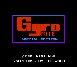 Gyromite Special Edition Title Screen